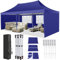 COBIZI Pop Up Gazebo 3mx6m with 4 Removable Sidewalls Waterproof UPF50+ Protection Marquee Gazebo for Parties Commercial Weddings Gazebo with Carry Bag, Navy Blue