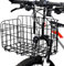 YOUNTHYE Bike Basket, Foldable Bike Basket Front Bicycle Basket, Detachable Steel Wire Baskets for Bike, Metal Bicycle Rear Basket for Most Bikes Handlebar or Rear