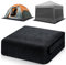 Tinideya 6.5 x 4.9 ft Outdoor Storage Shed Floor Mat, Waterproof, Non Slip, Black