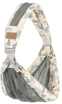 Ergonomische praktische Babytrage für schnelle Einsätze - Tragetuch Baby neugeboren Baby Tragegurt Kleinkind bis 15 KG, Babytragetücher, Babytragetuch, Hüftsitz Baby Trage (Grau)