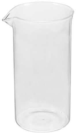 ABOOFAN Cafetière Piston Verre Réutilisable Avec Filtre à à Mesurer Et Verre à Expresso Remplacement Pratique Et Facile à Nettoyer