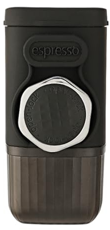 Générique Tragbarer Kaffeeautomat für Reisen, handgepresst, wiederverwendbar, manuelle Grindermaschine, kompaktes Design, einfach zu bedienen und zu reinigen, für Küche, Zuhause, Camping, Outdoor