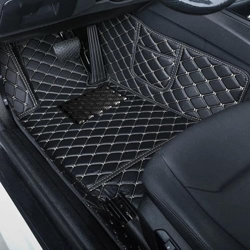 Autofussmatte Für Mazda 6 GG 2003 2004 2005 2006 2007 Custom Car Fußmatten Männer Frauen Auto Matten Vollständige Abdeckung Teppich Auto Fußmatten(Left Black White)