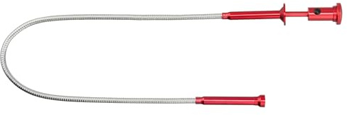 GEDORE red Magnetheber mit 4‑fach‑Greifer & LED | Flexibler Greifarm 720 mm | Magnetische Spitze zum Aufnehmen von Schrauben & Kleinteilen | Werkstatt‑Greifer für schwer zugängliche Bereiche