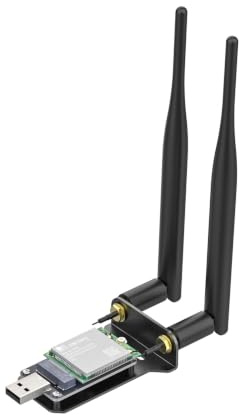 Yahboom SIM7600G-H-M2 4G DONGLE LTE USB Adapter for Industrial Grade 4G | Communication GNSS Positioning,Support/PC/RaspberryPi/Drone/Industrial Computer, Global Band Support