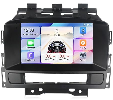 Android 16 Autoradio 2 Din Navigazione GPS 9 Pollici Multimediale Touch Screen Per Opel Astra J 2010-2013 Tethering Internet Chiamate in Vivavoce SWC Car Stereo