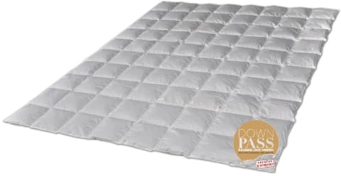 betten-traum-land Typ Eiderdaune 100% Daune Royal Classic Sommerdecke Wärmegrad 1 canadischen Wildentendaunen Klasse1 (155x220)