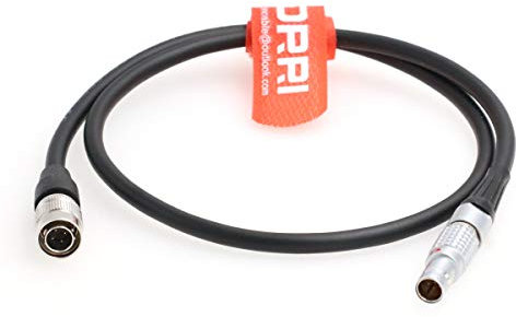 drri Hirose Stecker auf 4pol Lemo 0B 2 Pins Stecker Kabel für Sony F5 F55 zu Preston MDR 3