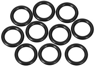 sourcing map Paquet de 10 Joint Torique 17mm OD 12mm ID 2,5mm Largeur | Métrique Nitrile Caoutchouc Joint Étanchéité
