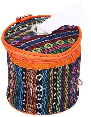 Roll Case Papierhalter, Tissue Hängende Abdeckung Wipes Box Halter Aufbewahrungstasche mit Haken für Camping Zelt