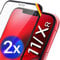 UTECTION 2X Full Screen Schutzglas für iPhone 11 & iPhone XR | Perfekte Passform vom Deutschen Anbieter | Kinderleichte Anbringung > Keine Blasenbildung, ultimative Glashärte