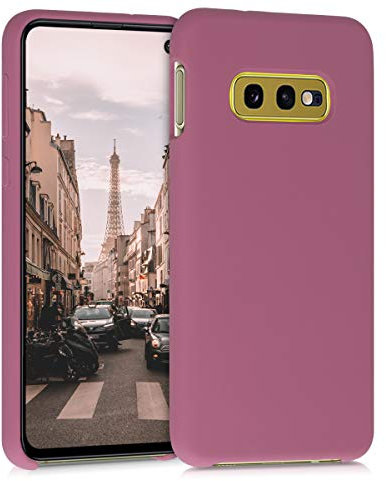 kwmobile Housse Compatible avec Samsung Galaxy S10e Coque - Housse de téléphone Protection Souple en TPU Silicone - Rose foncé