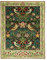 Belgian Tapestries gewebter Wandbehang Gobelin Erdberrdiebe nach William Morris 90 x 70 cm