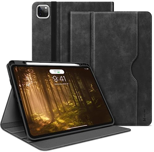 iPad Case HOLIMET iPad 10.2 Hülle (Black)