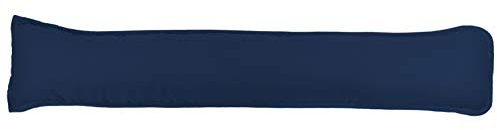 mFabrics Pack of 1 Hollowfibre Filled Draught Excluder Draft Insulator for Door Bottom Size: 85x18cm (Navy)