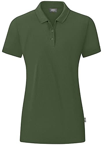 JAKO Organic Poloshirt Damen Gruen, 46 Damen