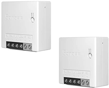 Mediawave Store - Sonoff Mini R2 Modulo Intelligente Automazione Domestica Wi-Fi Wireless APP Controllo Vocale, Interruttore Smart, Compatibile Con Amazon Alexa e Google Home Assistent (2)