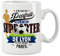 JOLI MUG Mug foot Lyon- Je ne suis pas parfait mais je suis supporter de l'OL LYON. Anniversaire - Noël - Fête. Pour amis, Proches, Famille. Cadeau pour tous 11oz - 320 ML (Lyon)