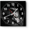 Modern Wanduhr AFFE Gorilla Porträt 40x40cm Quadrat Groß Wand Uhr Glas Analog Zimmeruhren Küche Büro Wohnzimmer Glasuhr Wall Clock Dekoration Design Wanddekoration Küchenuhr C4AC40x40-5007
