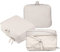 Nordace Reise-Verpackungs-Organizer-Set für Damen und Herren, 2 x Packwürfel und 1 x Waschbeutel, langlebig und wasserabweisend (Beige)