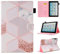 BYCeKe for Amazon Fire HD 10 Tablet Case (9th/7th/5th Generation 2019/2017/2015 Release) Slim Leather Hard Shell Folding Cover Stand with Auto Wake/Sleep Fit Fire HD 10.1 2019 2017 2015, Gold Marble
