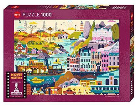 Wes Anderson Films Puzzle 1000 Teile