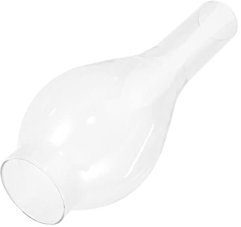 MAGICLULU 1 Stück Klarglas Öllampe Kamin Hurrikanlampe Glas Ersatz Kerosinlampe Kaminglas Für Vintage Öllampen