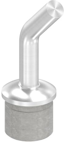 Handlaufstütze aus einem Teil, 135° gebogen, für ø 48,3 x 2,0mm Pfosten, zum Anschweißen an Handlauf