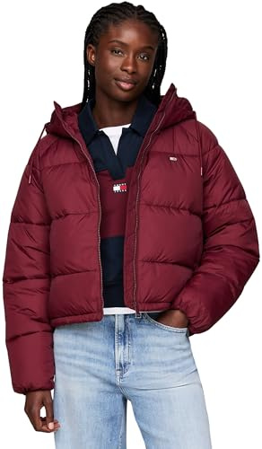 Tommy Jeans Damen Tjw Aspen Puffer Ext Dw0dw18841 Gerade, Lila, XS EU
