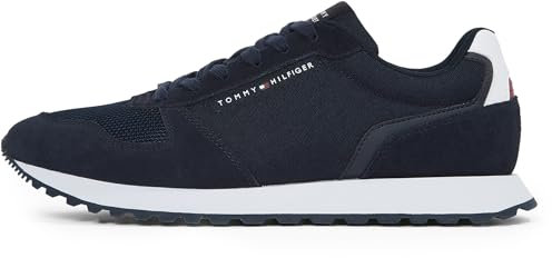 Tommy Hilfiger Herren Runner Sneaker New Eva Mix Flag Schuhe, Blau (Desert Sky), 41