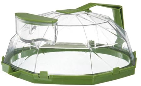 Begchy Protectores salpicaduras de microondas con rejillas de ventilación de vapor y asas para el hogar, utensilios de cocina y accesorios