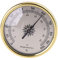 Thermomètre hygromètre rond doré 7,2 cm sans pile nécessaire