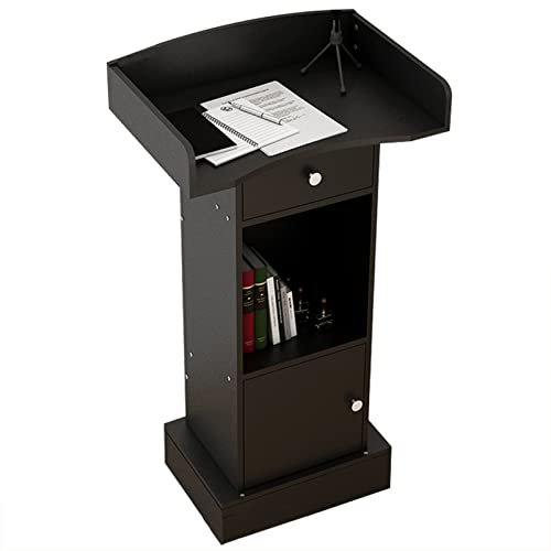 XAoSCd Rednerpult-Podiumständer, Rednerpult-Podiumständer, Rednerpult-Podiumständer, Rednerpulte, Großer Rednerpultständer, Stehpulte Für Kirchen/Hotels/Seminare, Präsentationsstä,