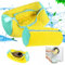 2 Pezzi Sacchetti Scarpe Lavatrice Sacchetto Scarpe Lavatrice con Cerniera Riutilizzabile 360° Della Lanugine Sacchetti per Lavare Scarpe in Lavatrice Sacchetto per Scarpe Lavatrice(Giallo)