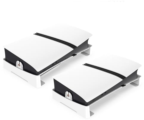 Zhixteu Support Horizontal pour PS5 Pro, Support de Base pour Console à Disque et Numérique Edition, avec Patins Antidérapants (Pas pour PS5 Slim)