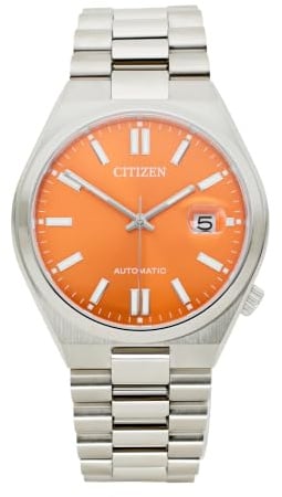 Citizen Herren Analog Automatik Uhr mit Edelstahl Armband NJ0151-53Z
