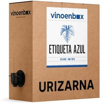 Vino tinto Bag in Box de 15L, Etiqueta Azul