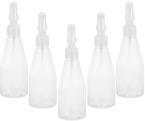 Yardwe 5er-Set 200ml Kunststoff-sprühflaschen Handpresse Weiß Für Bonsai-gartenreinigung Und Make-up