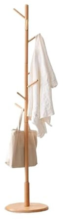 Porte-manteau en bois de hêtre - Design d'arbre créatif - Classique - Montage facile - Porte-manteau - Porte-manteau