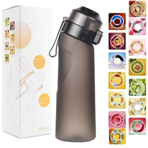 650 ml Sport-Wasserflasche mit Kapseln in 14 Geschmacksrichtungen. Das Tritan-Material hat keine Angst vor hohen Temperaturen, und der natürliche Fruchtgeschmack macht Trinkwasser sicher und