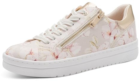 Marco Tozzi Damen Sneaker weiches Feel Me Wechselfußbett weiches Innenfutter Vegan Modern