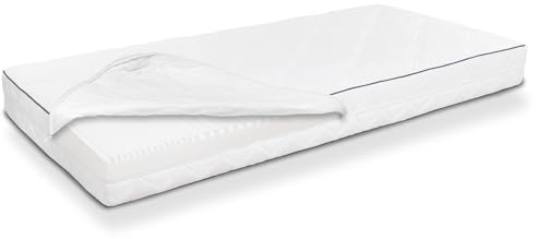Sleezzz Superior Matratze, 7 Zonen, H3+H4 Härtegrad, 21 cm Höhe, Wendematratze bis 120 kg (90x200 cm)
