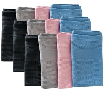 izi-Clean® Microfaser Putztuch - Geschirrtücher Microfaser - Mikrofasertücher Auto - Poliertuch Auto -Barista Tuch - Trockentuch Dusche - Bildschirm Reinigungstücher - Mikrofaser Handtuch - Autopflege