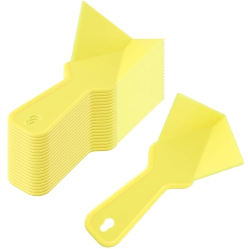 20Pcs Drywall Corner Shovel ABS Paint Scraper Flexible 90 Degree Angle for Stucco Grout Removal and Wall Cleaning in Decoration