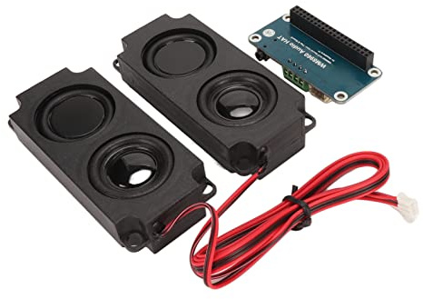 Xiuganpo HAT-Modul WM8960 HiFi-Soundkarte, I2C-Steuerung, I2S-Schnittstelle, Zweikanal-Lautsprecherschnittstelle für RasPi, MEMS-Siliziummikrofon für, 3,3 V Versorgungsspannung