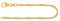 EDELIND Feines Armband Damen 333 Echt Gold 2.2 mm Singapurkette Gelbgold Länge 18,5 cm Goldarmband Armkette mit Schmuck Geschenk Box Made in Germany