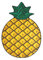 BigMouth Inc. - Riesiger Ananas Strandtuch – Stranddecke Strandhandtuch Rund XXL