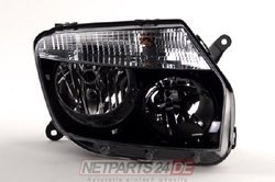Johns Scheinwerfer H7/H1 rechts schwarz Dacia Duster ab 04/10-