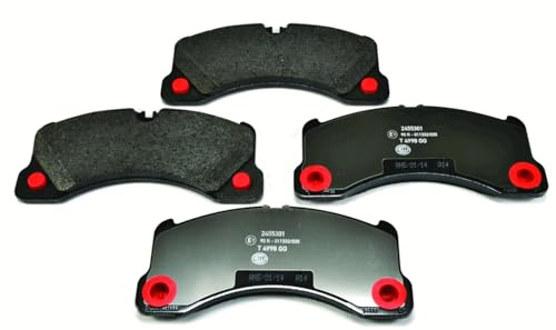 HELLA 8DB 355 014-151 Bremsbeläge - für Verschleißwarnanzeige vorbereitet | Kompatibel mit: PORSCHE CAYENNE, PANAMERA, VW TOUAREG