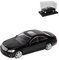 alles-meine.de GmbH Mercedes-B S-Klasse W221 S63 AMG Schwarz 2005-2013 mit Sockel und Vitrine 1/43 Modellcarsonline Modell Auto mit individiuellem Wunschkennzeichen